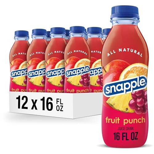 Snapple Fruit Punch Juice Drink 12-Pack