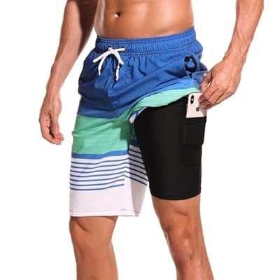 SILKWORLD Men's Swimming Shorts (Various Styles)