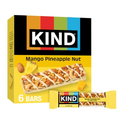KIND Mango Pineapple Nut Snack Bars 6-Ct 1.4-Oz