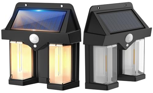 RUWQ Solar Dusk to Dawn Wall Lamp W/3 Lighting Modes