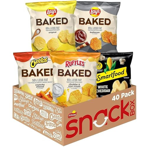 Frito Lay's Baked Chips & Popcorn Snack Variety Pack