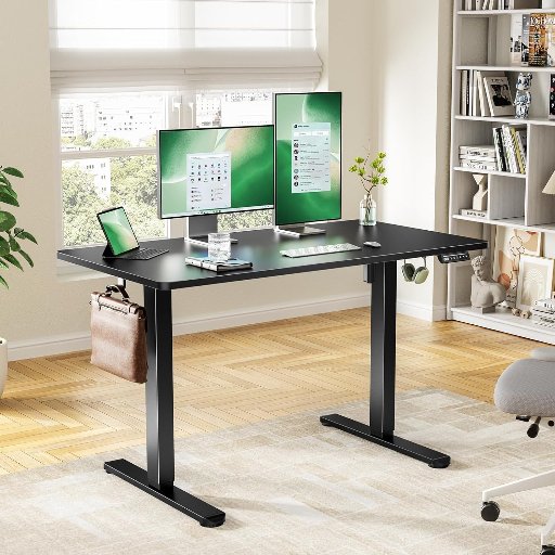 Marsail Electric Standing Desk with One-Piece Desktop