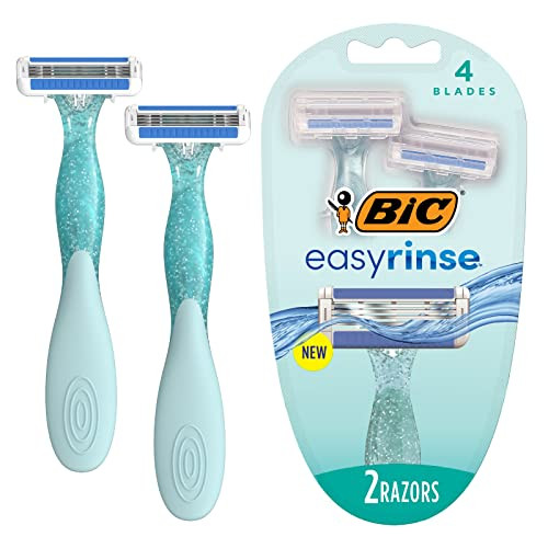 BiC EasyRinse Anti-Clogging Women's Disposable Razors