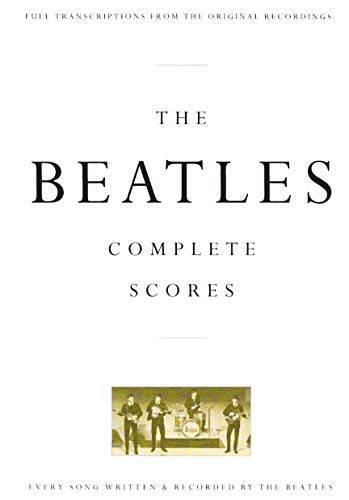 The Beatles Complete Scores Deluxe Hardcover Songbook Deal