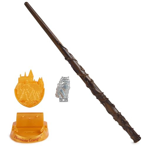 Hermione Granger Wand with Stand and Die-cast Icon