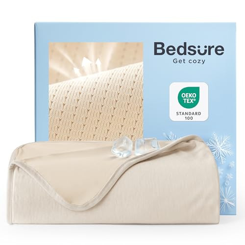 Bedsure Summer Cooling Blanket for Hot Sleepers