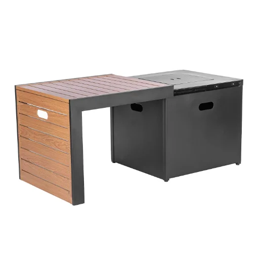 Member's Mark Gas Fire Pit with Sliding Table