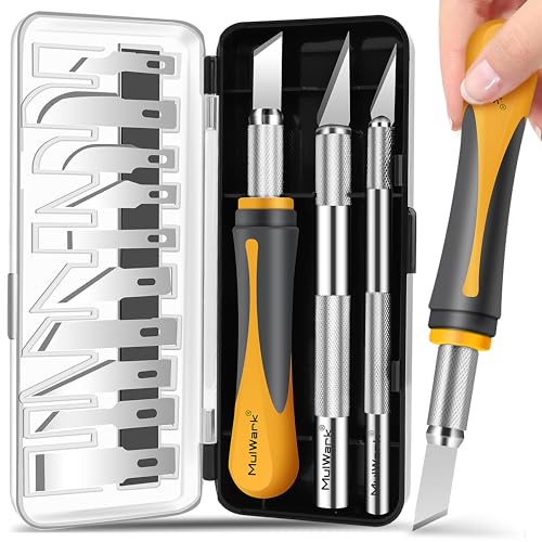 MulWark Precision Exacto-Style Hobby Knife Set 16-Pc Deal