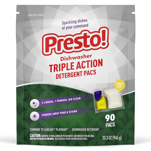 Presto! Triple Action Dishwasher Pacs