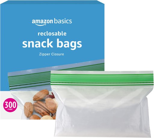 Amazon Basics Snack Storage Bags 300-Count