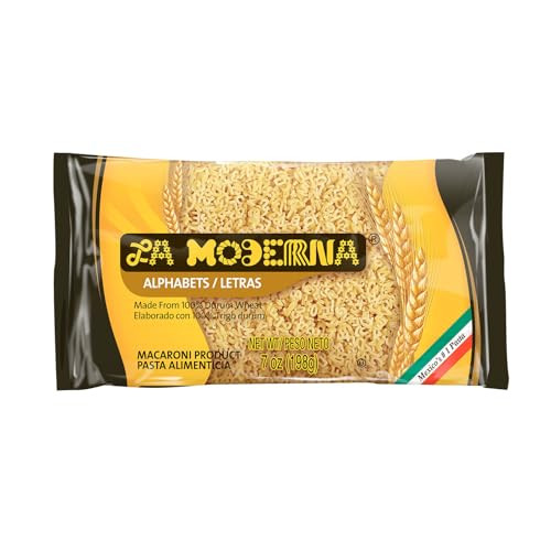 La Moderna Alphabet Pasta, 7 Oz.
