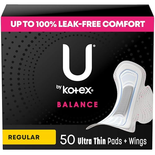 U by Kotex Balance Ultra Thin Pads with Wings