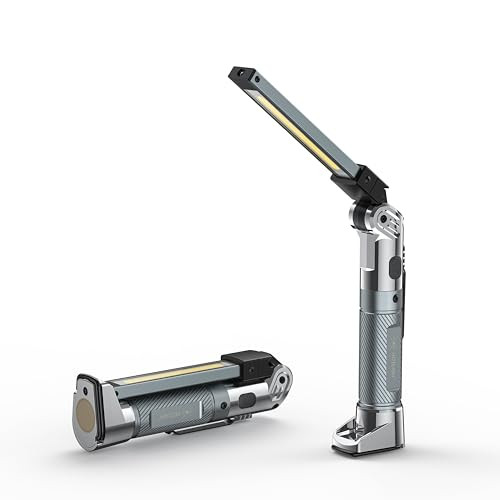 Magnetic Flashlight/Worklight with Hook Design