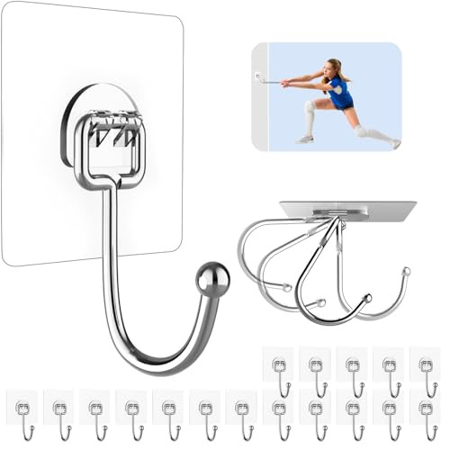 Large Adhesive Hooks 20-Pack