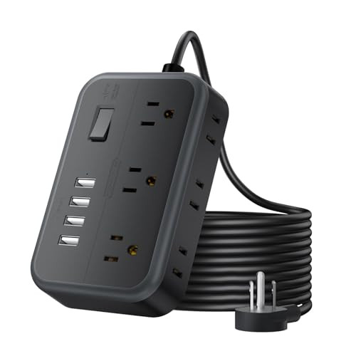 Flat Plug 25 Ft Long Extension Cord