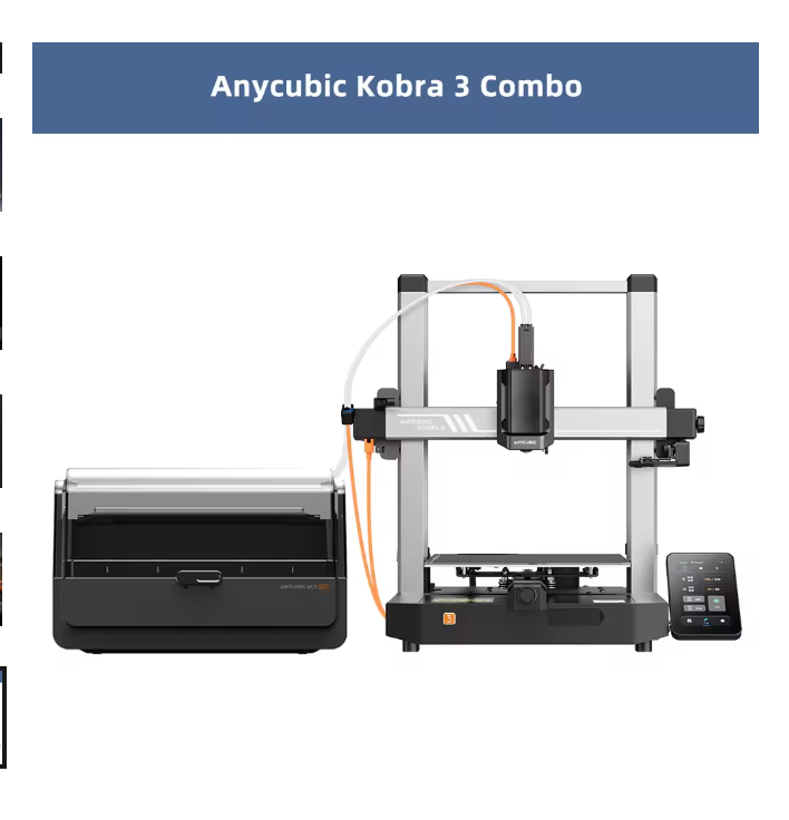 ANYCUBIC Kobra 3 Combo Multi-Color FDM 3D Printer