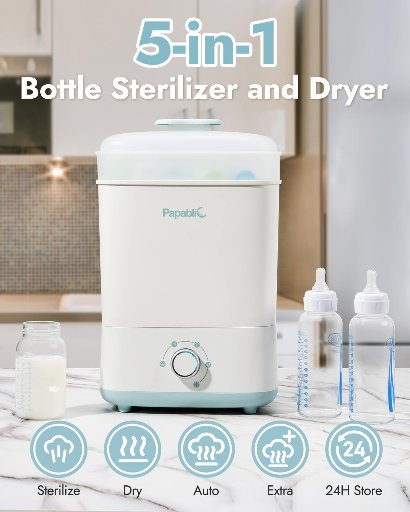 Papablic Baby Bottle Sterilizer and Dryer