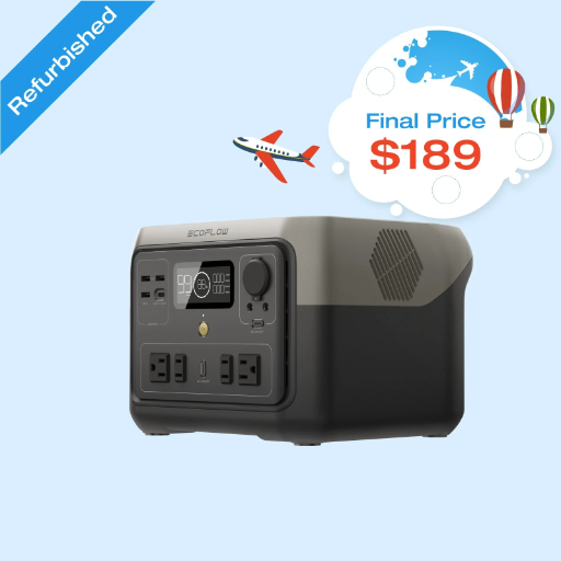 EcoFlow RIVER 2 Max Power Station Certified Refurbished