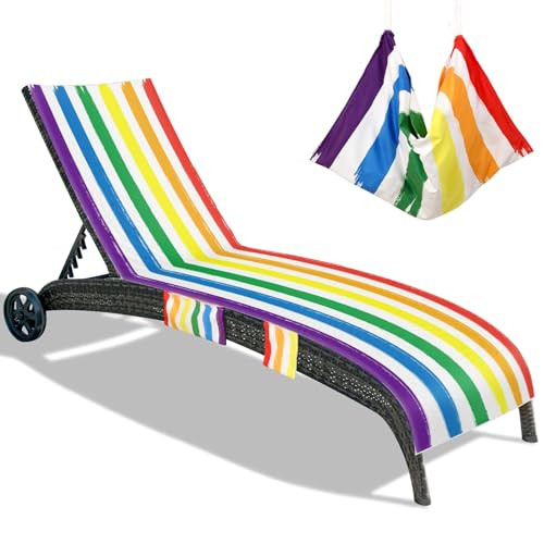 Rainbow Lounge Chair Cover