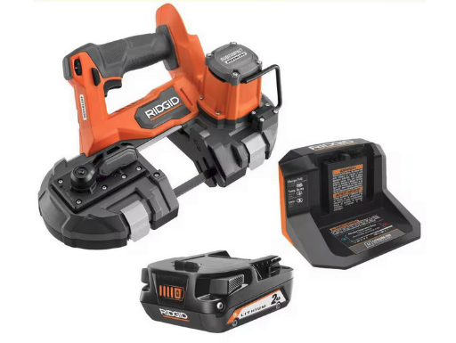 RIDGID 18V SubCompact Brushless Cordless One-Handed Band Saw Kit