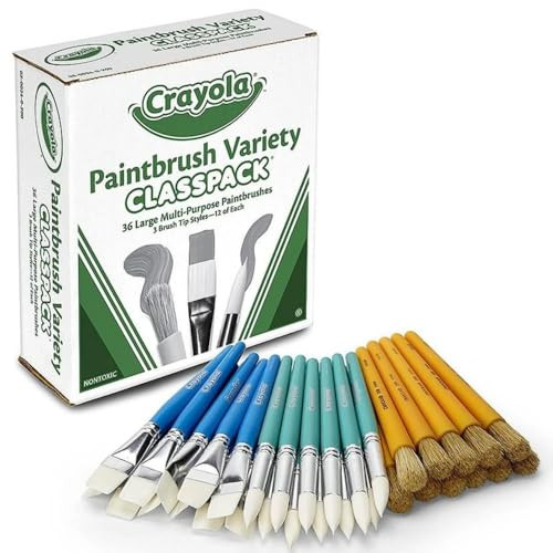 Crayola Paintbrush Variety Classpack School Supplies