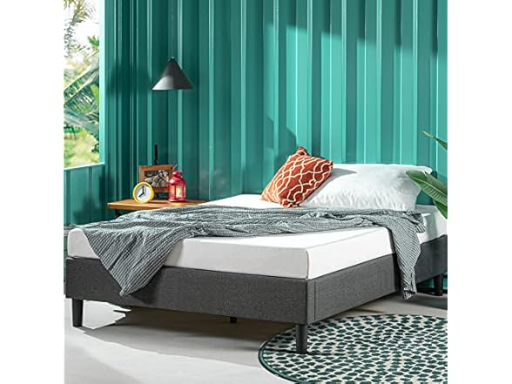 Zinus Curtis Upholstered Platform Bed Frame