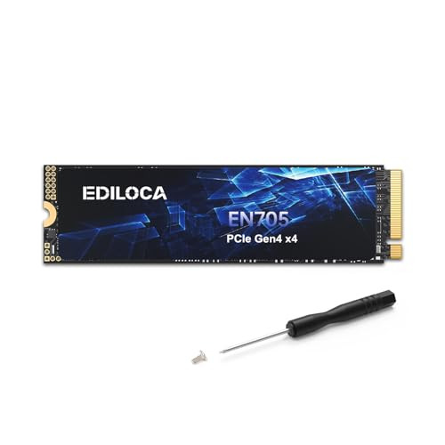Ediloca 4TB SSD NVMe M.2 2280 PCIe Gen4 x4 Internal Solid State Drive
