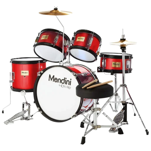 Mendini by Ceceilio 5-Piece Junior Drums & Percussion Set