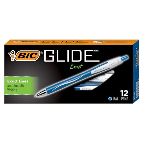 BIC Atlantis Exact Retractable Ball Pen 12-Count