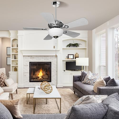 42 inch Low Profile Ceiling Fan with Light