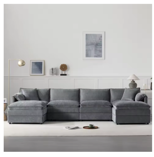Modular Sectional Sofa with Deep and Wide Seat