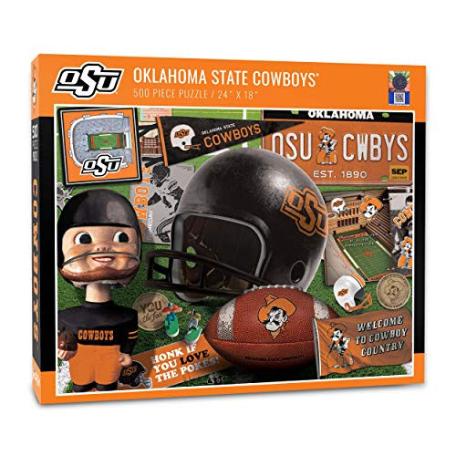 YouTheFan NCAA Oklahoma St Cowboys Retro Series Puzzle, 500 Pcs
