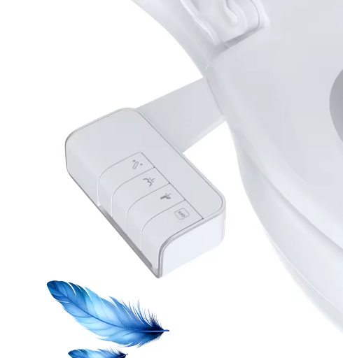 Non-Electric Dual Nozzle Bidet Attachment for Frontal & Rear Wash