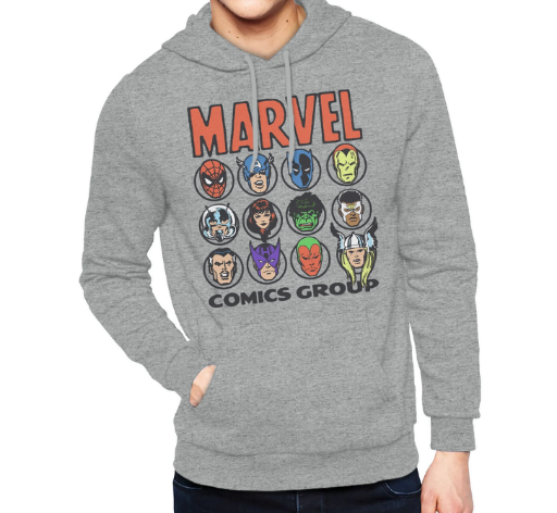 Marvel Men's Apparel Graphic Hooded Sweatshirt