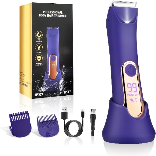 Bikini Trimmer for Women with Digital Display
