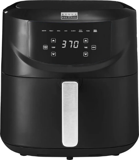 Bella Pro 8-Qt. Touchscreen Air Fryer with Divided Basket