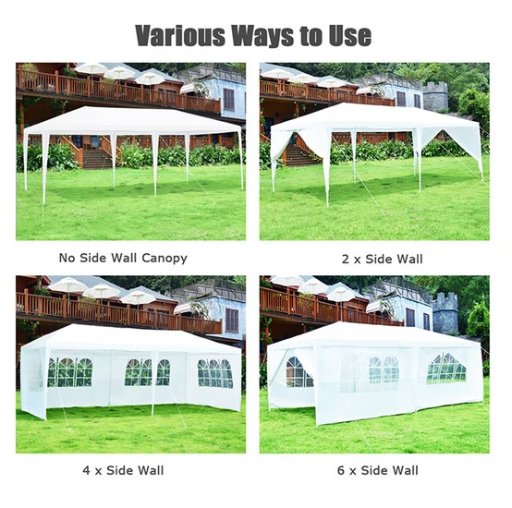 Heavy-Duty 10 x 20-Foot Canopy Tent