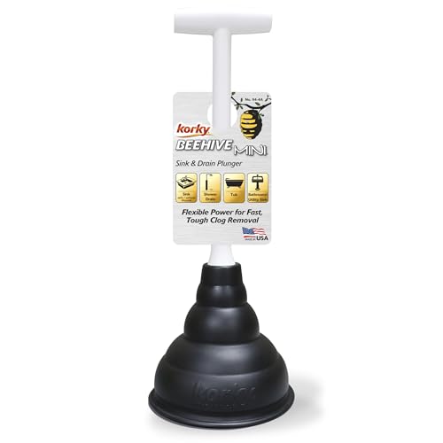 Korky Beehive Mini Sink and Drain Plunger