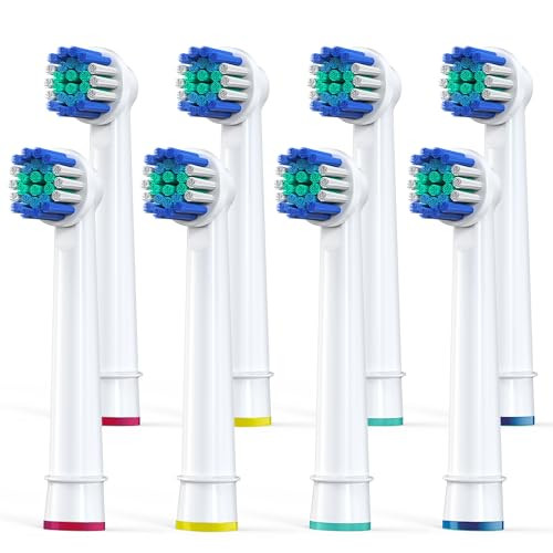 Replacement Toothbrush Heads for Oral-B Braun, 8-Pack