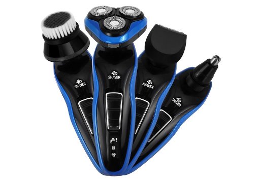 4 in 1 Electric Wet/Dry Razors for Men