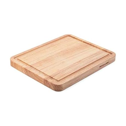KitchenAid Classic Rubberwood Cutting Board, 8-inch x 10-Inch