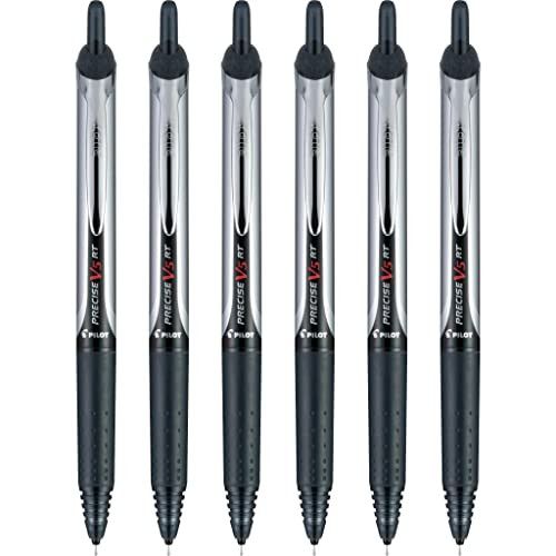 Pilot Precise V5 RT Retractable Rolling Ball Pens (6-Pack)