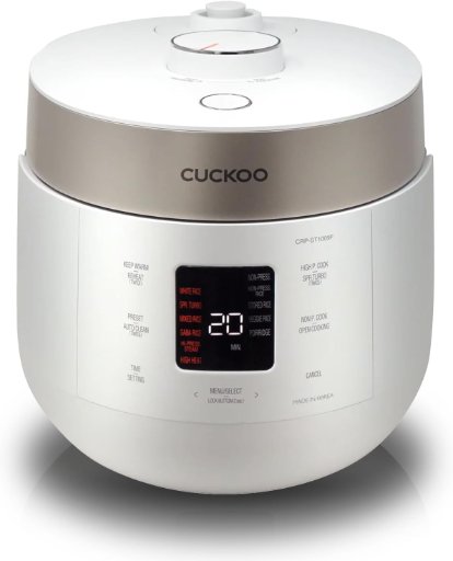CUCKOO 6-Cup Twin Pressure Rice Cooker & Warmer