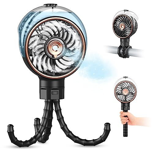 Ausic Stroller Fan with Mist