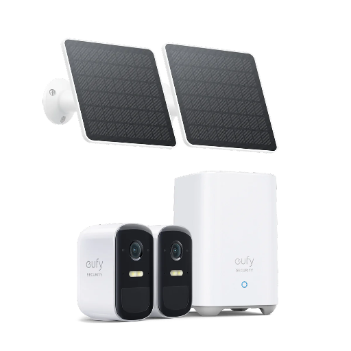 EufyCam 2C 2-Cam Kit + 2 Solar Panels