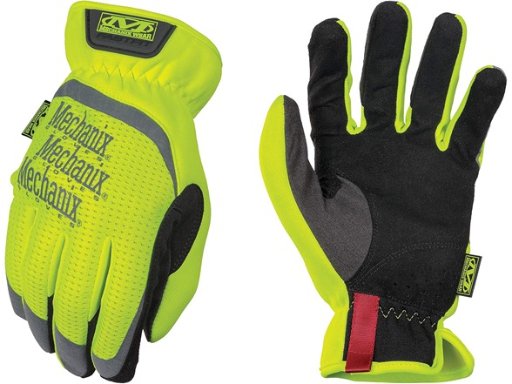 Mechanix Wear Hi-Viz FastFit Reflective Touchscreen Work Gloves 3-Pack