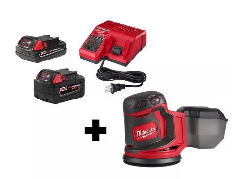 Milwaukee M18 Cordless Random Orbit Sander Kit