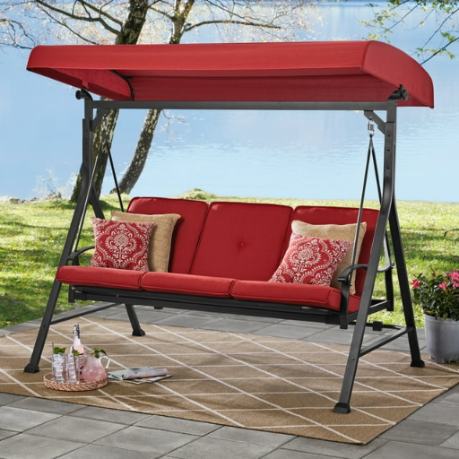 Mainstays Belden Park Convertible Daybed Porch Swing