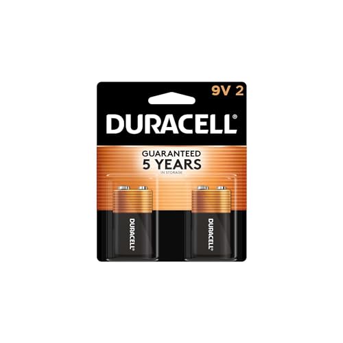 DURACELL Coppertop 9V Battery 2-Count