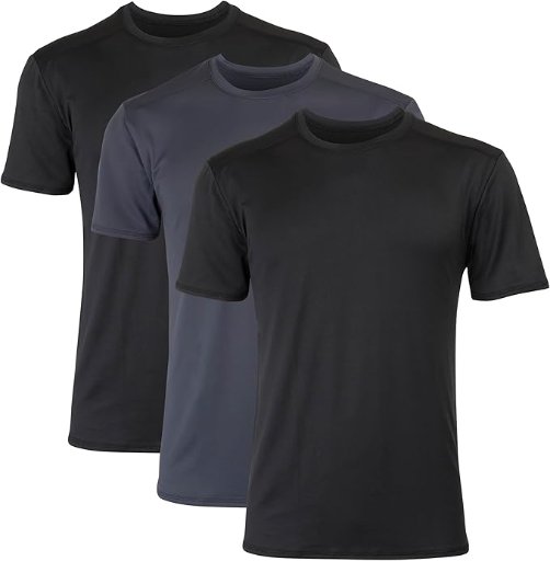 3-Ct Hanes Men's Moves Breathable Mesh Performance Athletic Tee